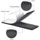 thumbnail image 3 of 1.2*4 Inch Double-sided Hot Melt Adhesive Magic Post Female Adhesive Tape Installation Hanging Home Office Adhesive Tape 10 Pairs, 3 of 4