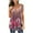#16/Green, variant on Ichuanyi Trendy Floral Tunic Tops for Women's Summer Casual Blouse Henley V Neck Short Sleeve Half Buttons Up T-Shirts