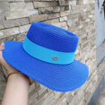 thumbnail image 1 of Sombrero de sol con cinta elástica para hombre y mujer, accesorio de playa, protector solar de viaje, novedad de verano, 2023, 1 of 4