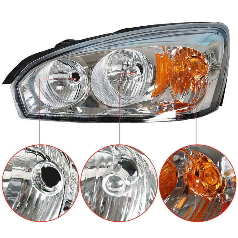 Genrics Headlights for 2004-2007 Chevy Malibu 2004-2007 Chevrolet