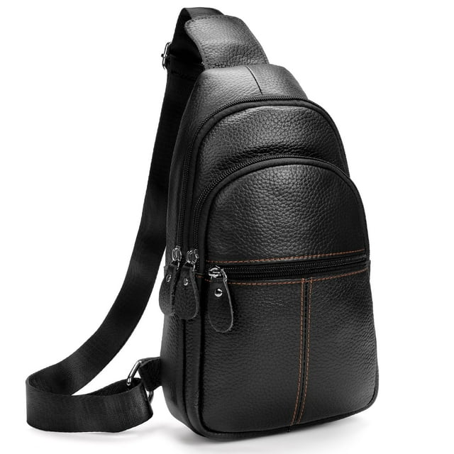 Bandolera Molshine de piel auténtica HB024 para hombre y mujer