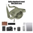 thumbnail image 5 of QTOCIO Travel Fashionable Chest Bag for Men Women Lightweight Large Capacity Fabric Waterproofing Sling Bag Convenient Crossbody Front Pack, 5 of 6