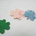 thumbnail image 4 of PBPBOX 50Pcs Clover Shape Beautiful DIY Accessories Assorted Color Shiny Cloth Patches for Crafts, 4 of 5