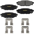 thumbnail image 5 of Rear Brake Rotors Carbon-Ceramic Pads for Subaru BRZ Forester Impreza Legacy WRX, 5 of 6