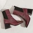 thumbnail image 5 of Bottes à Talons Épais Imprimé Animal pour Femmes - Chaussures à la Mode et Décontractées, 5 of 5