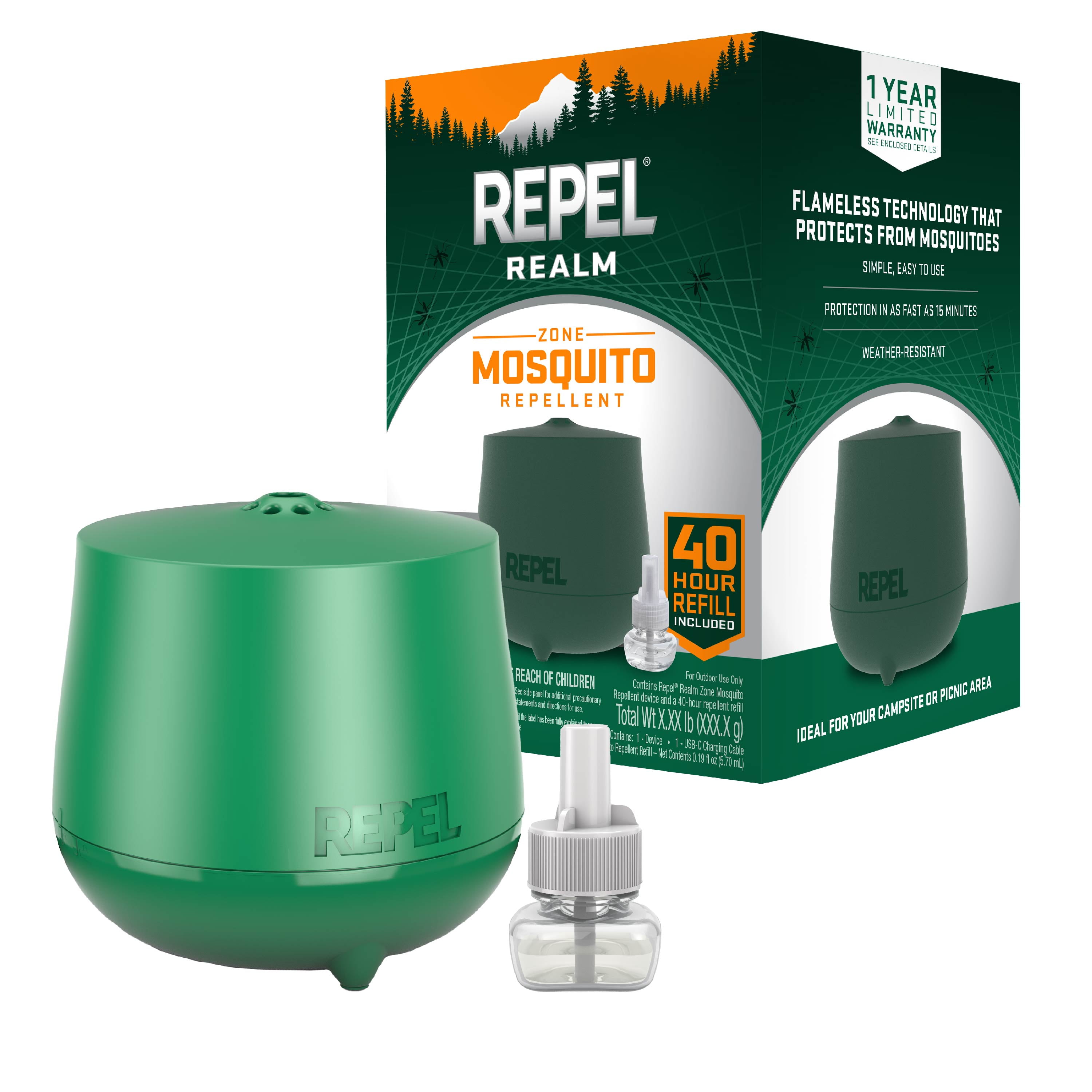 ThermaCELL Mosquito Repellent Refills 4-Pack - DEET-Free Outdoor Protection