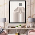 thumbnail image 3 of Designart 'Abstract Rainbow Moon and Sun In Earth Tones I' Modern Framed Art Print, 3 of 4