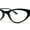 Black, variant on Classic Iconic Fashionable Cat Eye Snug Reading Glasses Tortoise +1.00