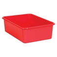 thumbnail image 1 of TEACHER CREATED RESOURCES (3ea) Grand Rangement en Plastique Rouge, 1 of 1