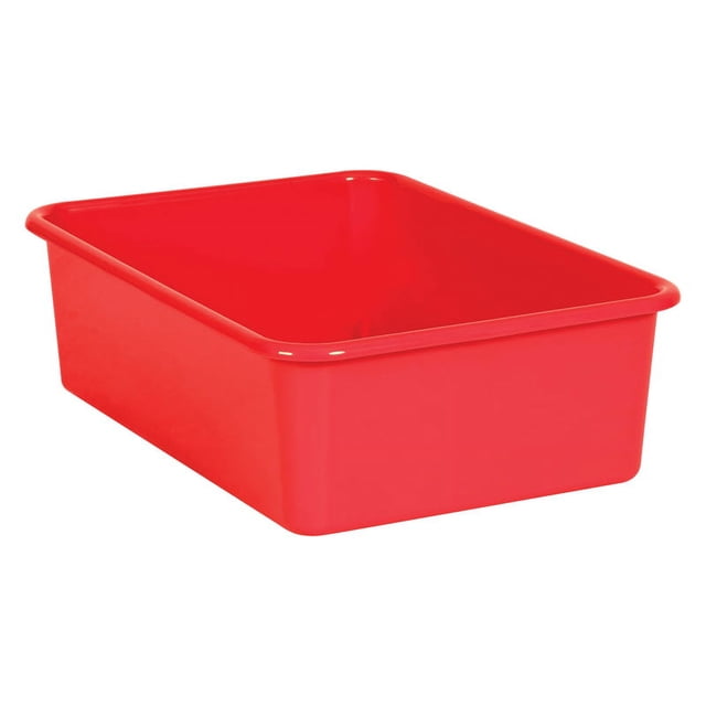 TEACHER CREATED RESOURCES (3ea) Grand Rangement en Plastique Rouge