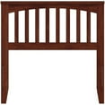 thumbnail image 3 of Leo & Lacey Mission Twin Wood Headboard in Walnut, 3 of 3