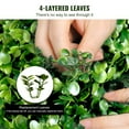 thumbnail image 4 of KFFKFF Set of 2 Artificial Spiral Boxwood Topiary Plants, 122cm Tall, Decorative Green Plants with Plastic PE and Iron Construction, Includes 10 Replacement Leaves, 4 of 8