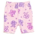 thumbnail image 4 of Paw Patrol Skye Ribbed Peplum T-Shirt and Shorts Outfit Set Newborn to Little Kid, 4 of 5