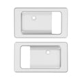 thumbnail image 2 of Tazón de puerta interior, 2 piezas de manija de puerta interior de repuesto para tazón de puerta Manija de tazón de puerta interior diseñada para el futuro, 2 of 9