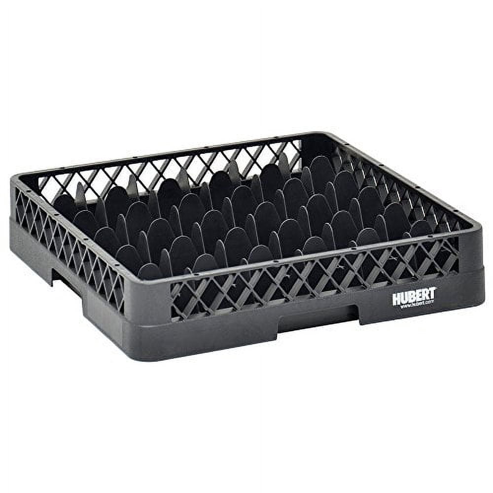 Vollrath Traex Black Plastic 36 Compartment Dishwashing Base Rack - 19 3/4"L x 19 3/4"W x 4"H