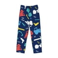 thumbnail image 4 of Balery Men'S Colorful Excavator Pants,Sleepwear Pants,Pajama Pants,Pj Bottoms Drawstring And Pockets-Small, 4 of 9