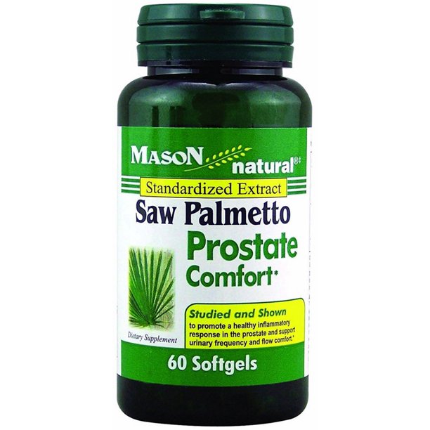 Mason Naturals Saw Palmetto Prostate Comfort Softgels 60 ea Walmart