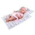 thumbnail image 1 of Juego de ropa de cama para muñecas Rakki Dolli con estampado reversible y edredón, 1 of 7