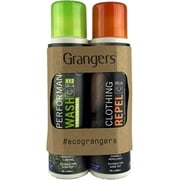 Grangers Performance Wash (10 oz Concentrate) Bottle and Clothing Repel Wash-In Reproofing (10 oz) Bottle Twin Pack