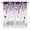 Purple, variant on Swag Valance Curtains for Windows, Spring Botanical Light Filtering Kitchen Curtains with Rod Pocket, Black Eucalyptus Butterfly Rustic Window Treatment Valances for Living Room, 36x63 - 2 PCS