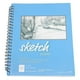 thumbnail image 1 of Cuaderno de bocetos Cuaderno de bocetos encuadernado en espiral Páginas blancas en blanco Cuaderno de bocetos artístico para principiantes profesionales Azul, 1 of 5