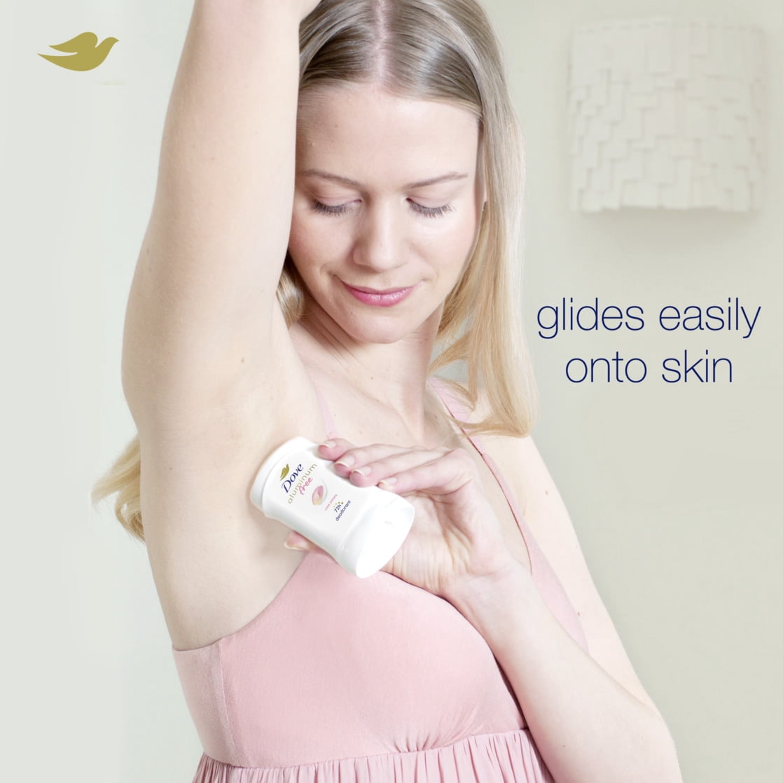 Dove Aluminum Free Deodorant for Women Rose Petals, 2.6 oz