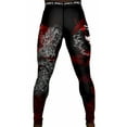 thumbnail image 2 of Raven Fightwear Men's The Illustrated Geisha 2.0 Spats MMA BJJ Black, 2 of 3
