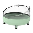 thumbnail image 4 of Caja de baño de arena para hámster, casa de baño de Animal PEQUEÑO, baño transparente para hámster, bañera para hámster, erizo, Chinchilla, rata y verde claro, 4 of 8