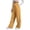 Gold, variant on Women's Solid Color Straight Leg Sweatpants, High Waisted Drawstring Lounge Pants for Women, Soft Breathable Fall Winter Casual Sweat Pants with Pockets Blue L