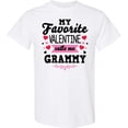 thumbnail image 3 of Inktastic Valentine's Day My Favorite Valentine Calls Me Grammy T-Shirt, 3 of 5