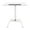 White-A, variant on Dwellnix Height Adjustable Mobile Desk with Lockable Wheels and Tilting Desktop for Home, Office & Study Use