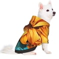 thumbnail image 2 of Balery Deep Yellow Colorful Sunflower Sudadera con Capucha para Perros Pequeños – Ropa para Mascotas, Disfraz para Perros y Gatos, Ideal para Fiestas y Cosplay-X-Small, 2 of 7