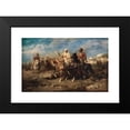 thumbnail image 2 of Adolf Schreyer 18x13 Black Modern Framed Museum Art Print Titled - Arabs (Late 19th Century), 2 of 5