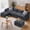 4-seater - Gray, variant on Asofer 3-in-1 Convertible Chair Bed, Linen Adjustable Backrest Sleeper for Small Space, Gray