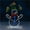 single, variant on Christmas Decorations Active Light String Frame Decor Holiday Party Christmas Outdoor Garden Snow Glowing Decorative Sign Animated Snowball Light String Frame