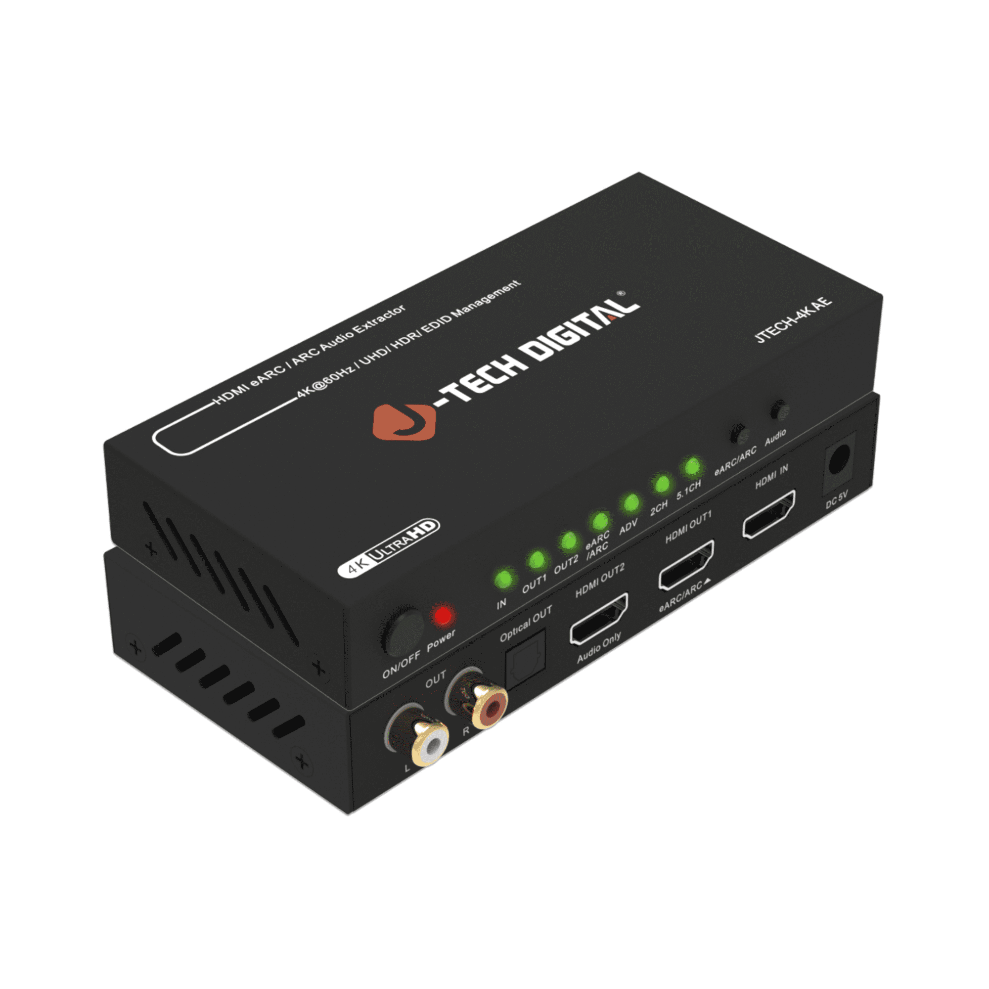 HDMI 2.1 ARC Audio Extractor 4K 120Hz 8K 60Hz, HDMI to HDMI +