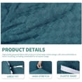 thumbnail image 4 of Latest Checkered 4 Pieces Couch Covers for 3 Cushion Couch Extra Large High Stretch Thickened Sofa Cover for Dogs Pets Anti Slip Furniture Protector Sofa Slipcovers (XL Sofa, Peacock Blue), 4 of 7