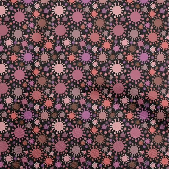oneOone Rayon Pink Fabric Medical Sewing Material Print Fabric By The Yard 56 Inch Wide