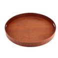 thumbnail image 1 of Lishi Large Round Wooden Serving Tray - 50cm Diameter | Perfect for Home and Restaurant Use, 1 of 10