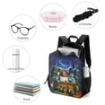 thumbnail image 3 of Goosebumps Backpack School Bag Multipurpose Daypack Bookbag Satchel Oxford Cloth Adjustable Rucksack, 3 of 6