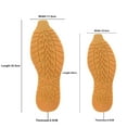 thumbnail image 6 of Jiaroswwei 1 Pair Shoe Soles Repair Replacement Wear Resistant Non-Slip Thick Cut Freely Simple Installation Rubber Shoe Out Soles, 6 of 8