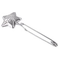 thumbnail image 1 of Stainless Steel Loose Tea Infuser Leaf Strainer Filter Diffuser Herbal Spice Star Pincher, 1 of 8