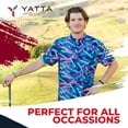thumbnail image 2 of YATTA GOLF Standout Performance Golf Polo Shirts – Men’s – 8-Track – XL, 2 of 9