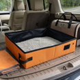 thumbnail image 4 of Portable Foldable Cat Litter Box, Lightweight Travel Outdoor Toilet, Car Camping Sand Pan for Kittens, Orange, M, 4 of 5