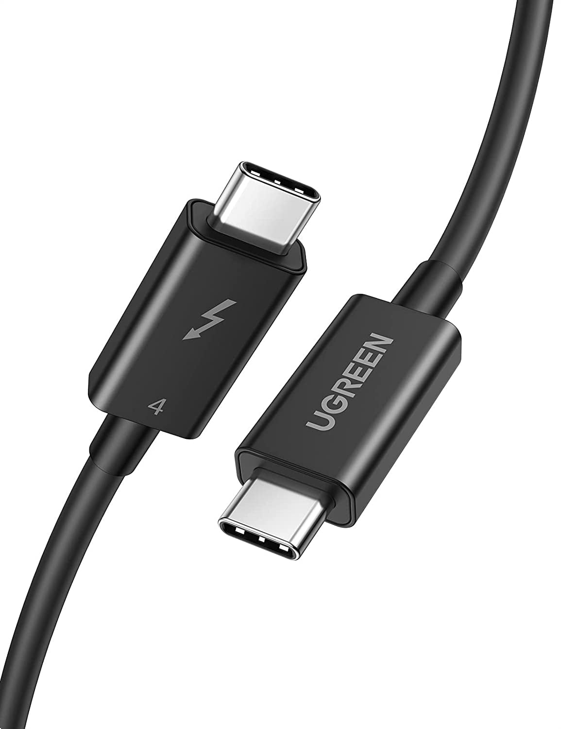 Thunderbolt 4 Cable, 2.6FT USBC to USBC Cable with 100W Fast Charging and 8K Video, Compatible