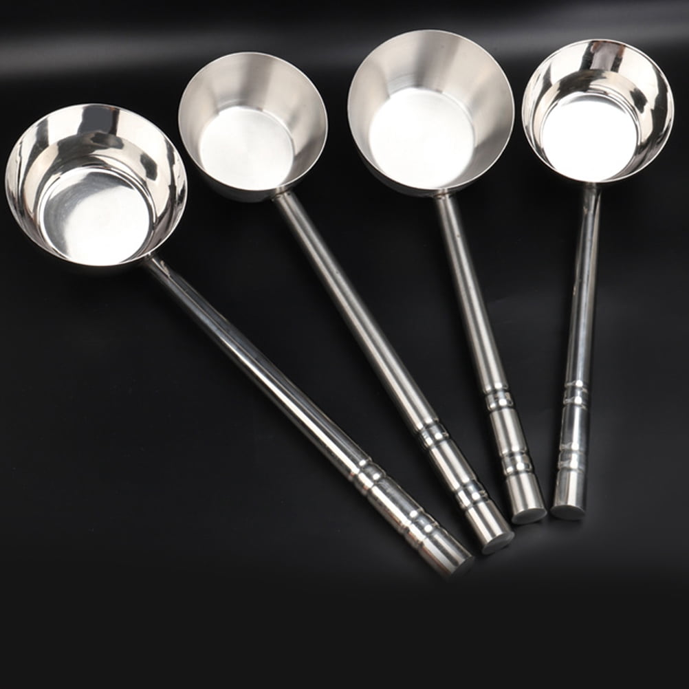 Raindrops scoop Water Scoop Dipper Silver Multipurpose Home Cooking 1Pcs