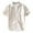 Khaki, variant on Bcfgryg Men's Breathable Shirt Short Sleeve Loose Shirt In Summer Wear A Thin Lapel White Cotton Linen Shirt Big and Tall Men's Shirts