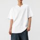 thumbnail image 1 of pstuiky camisetas para hombre, Camisa informal de manga corta con cuello en V y textura vertical de color liso para hombre camisas casuales para hombre xxxl, 1 of 6