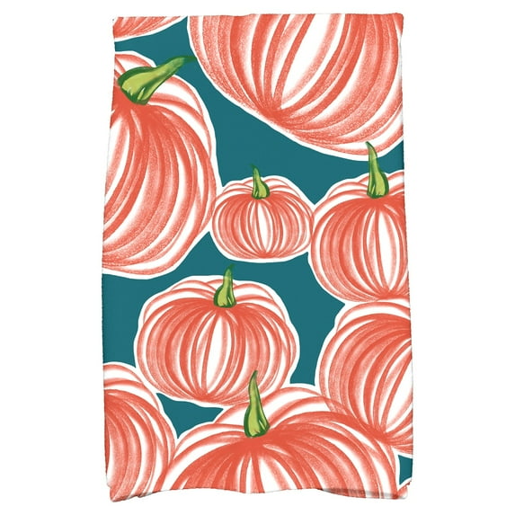 E by Design Flipping For Fall Pumpkins-A-Plenty Holiday Kitchen Towel