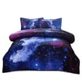 NTBED Galaxy Full Queen Comforter Set, Outer Space Solar System